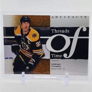 Zdeno Chara 2020/21 Upper Deck Boston Bruins Game Jersey Hockey Card